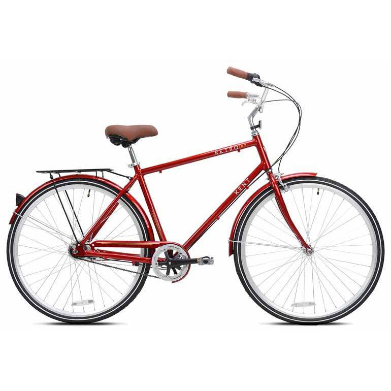 Kent Retro Men's Hybrid Bike Red