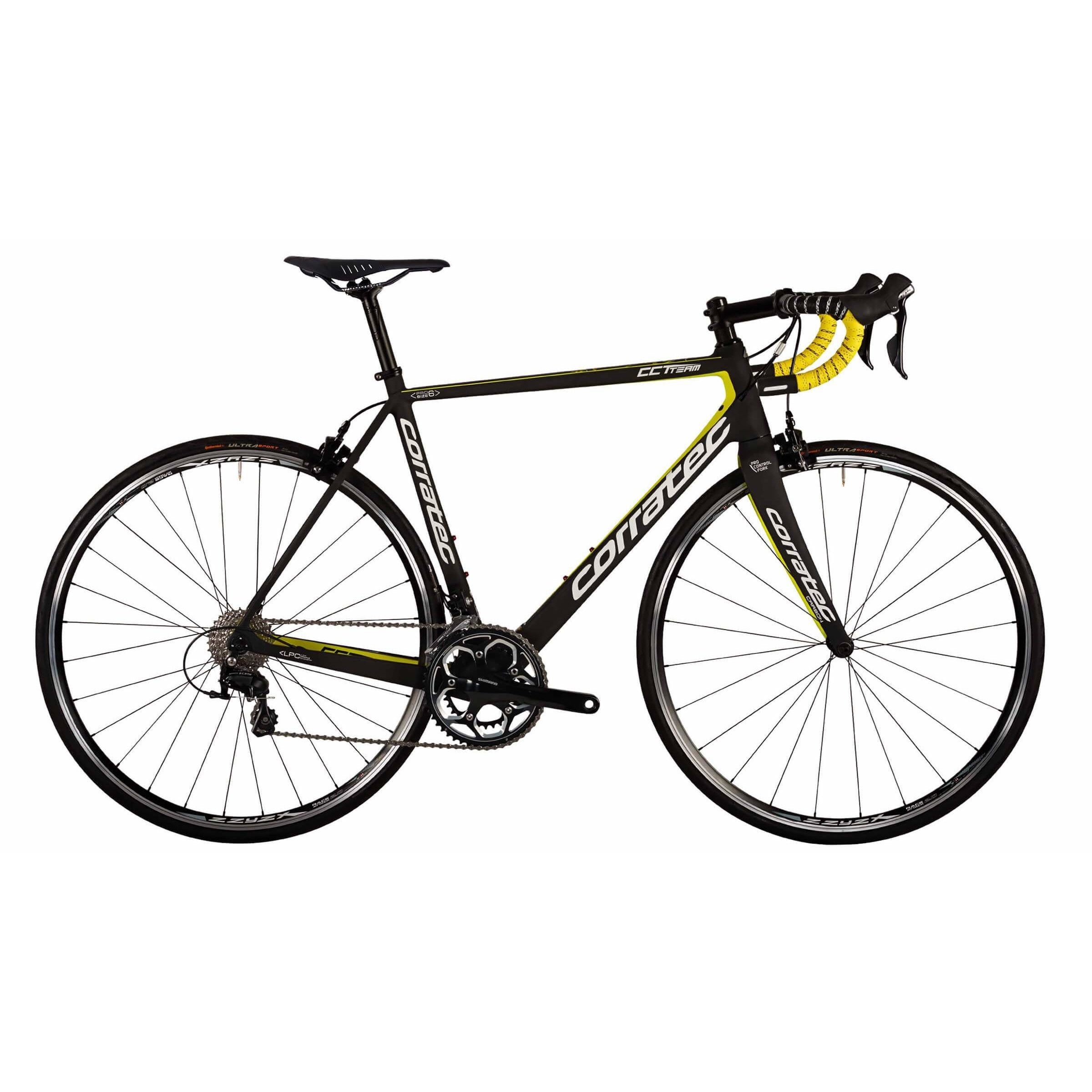 fahrradrahmen corratec Corratec CCT Team Race Black/Yellow