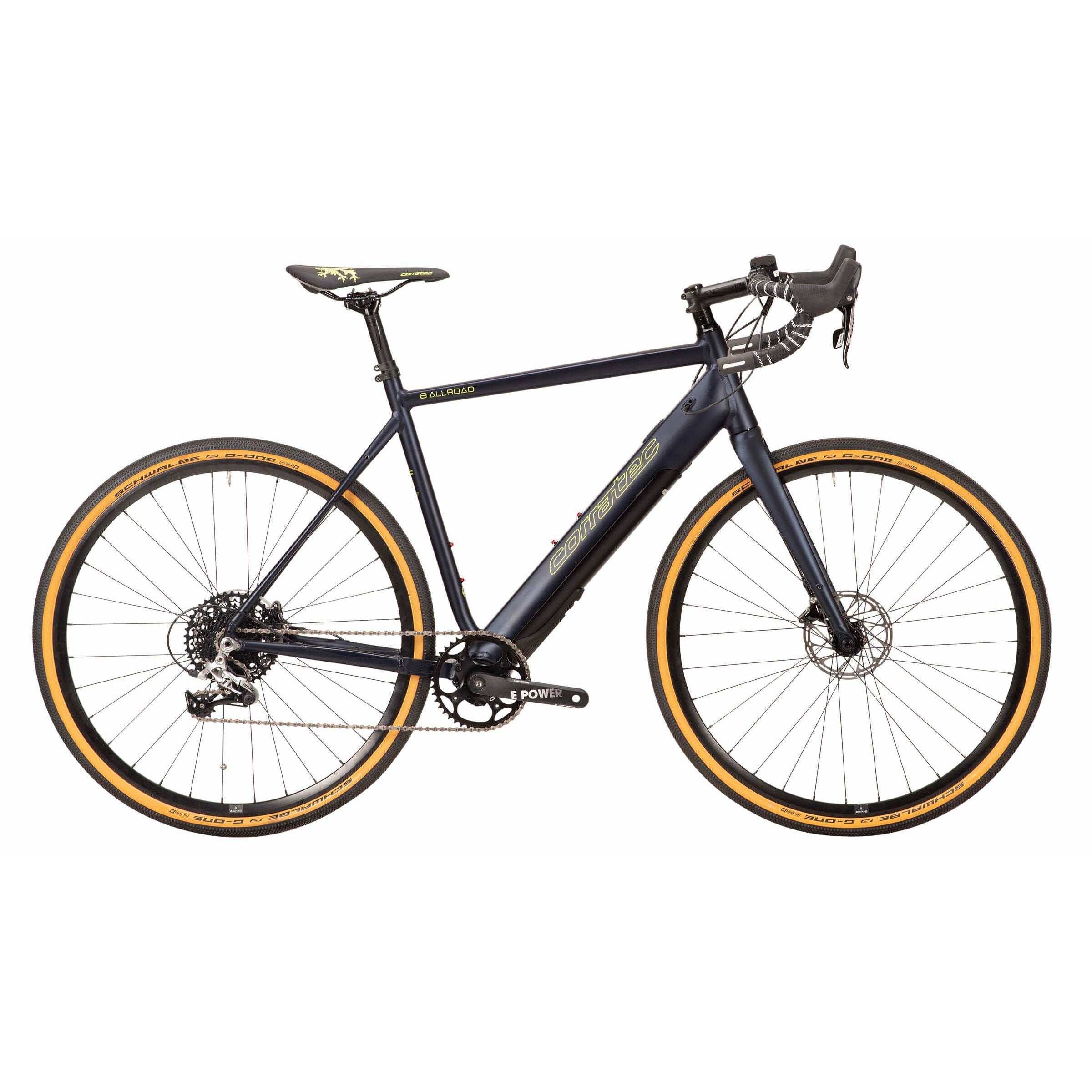 Corratec E-AllRoad Fazua Blue/Black – The Bicycle Store
