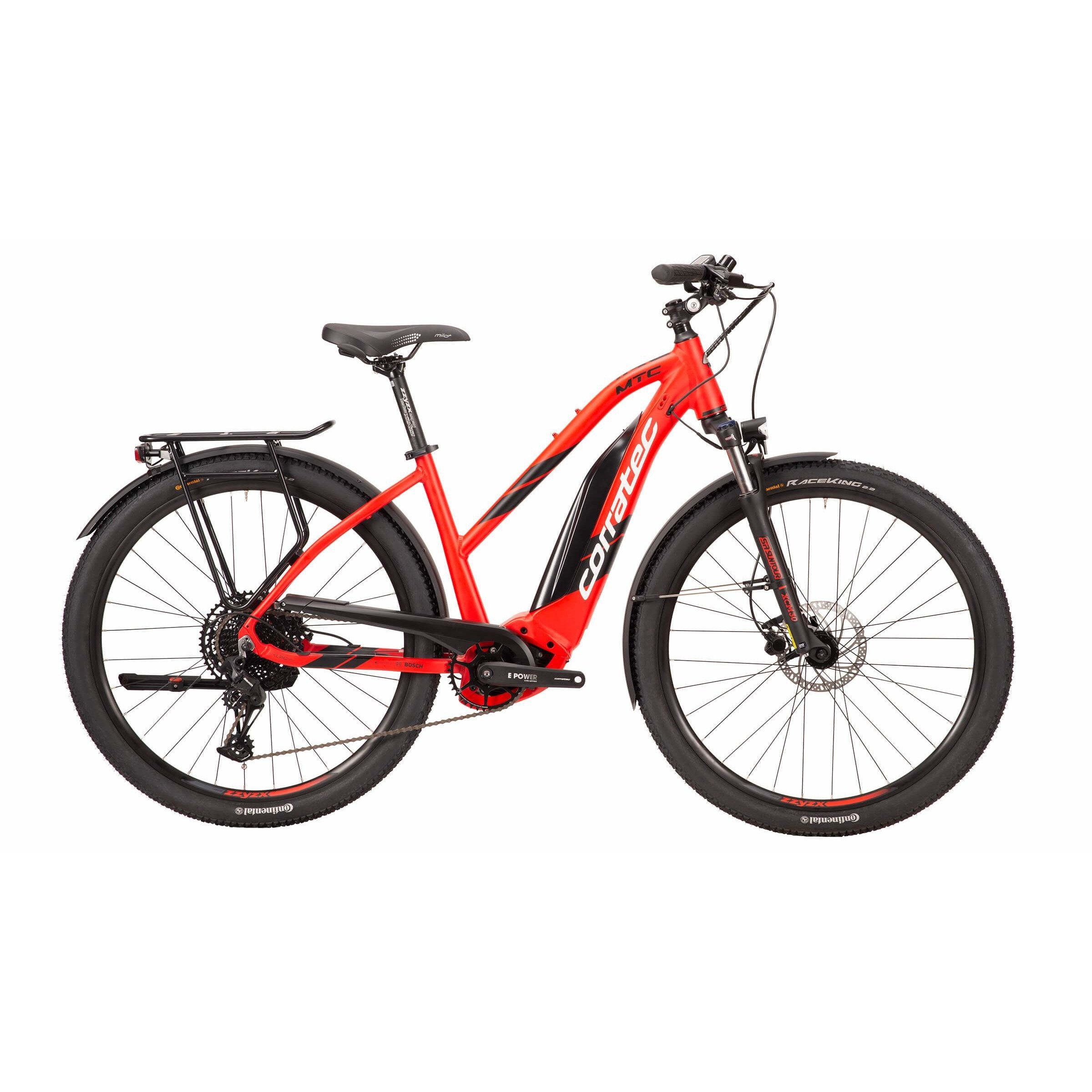 corratec trekking e bike Corratec E-Power MTC CX5 Trapez Red/ Black