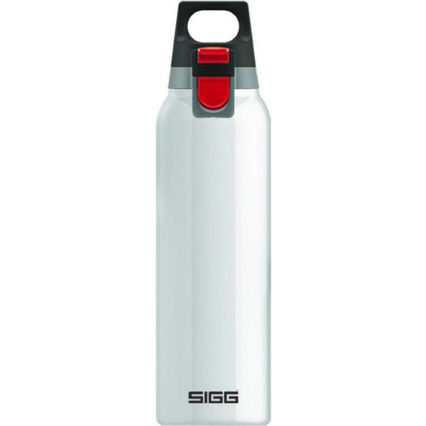 SIGG Hot and Cold One Water Bottle 0.5L Brushed Steel with Tea Filter