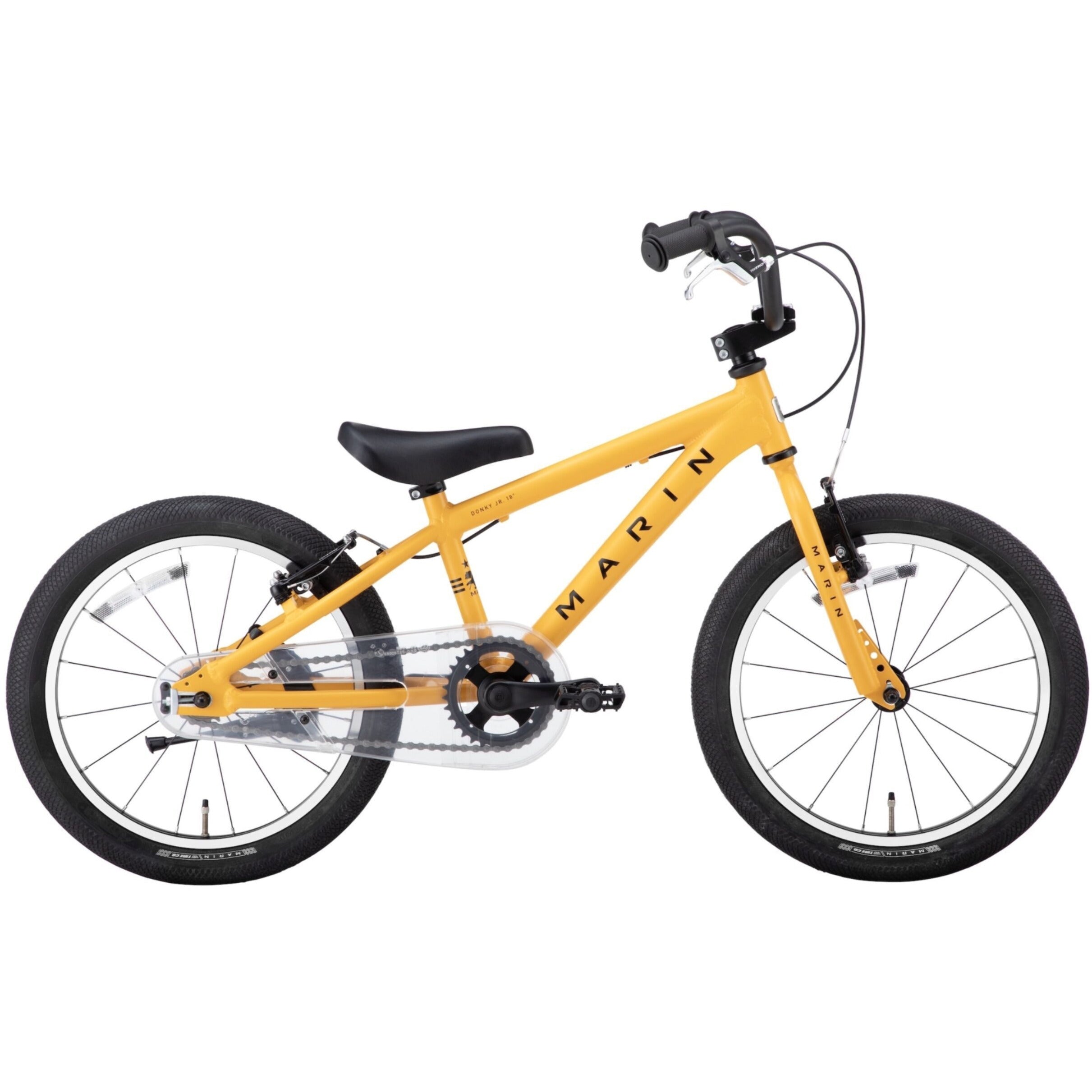 marin kinderfahrrad Marin Donky Jr 18" Matte Mustard – The Bicycle Store