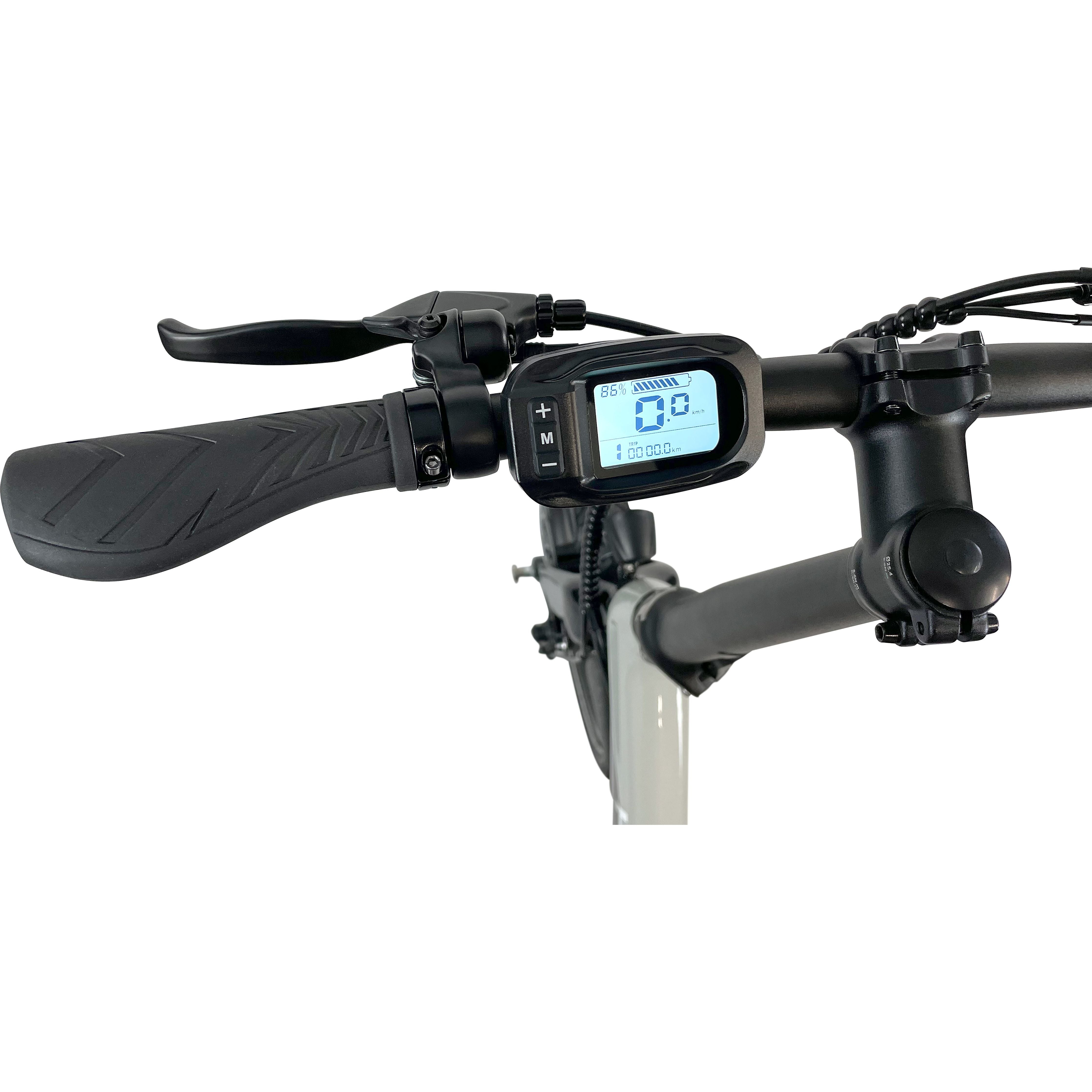 blaupunkt led display e bike Blaupunkt Henri Grey/Black – The Bicycle Store