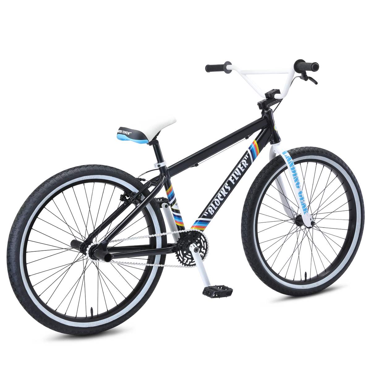 SE Blocks Flyer 26" Stealth Mode Black The Bicycle Store