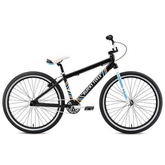 SE Blocks Flyer 26" Stealth Mode Black The Bicycle Store