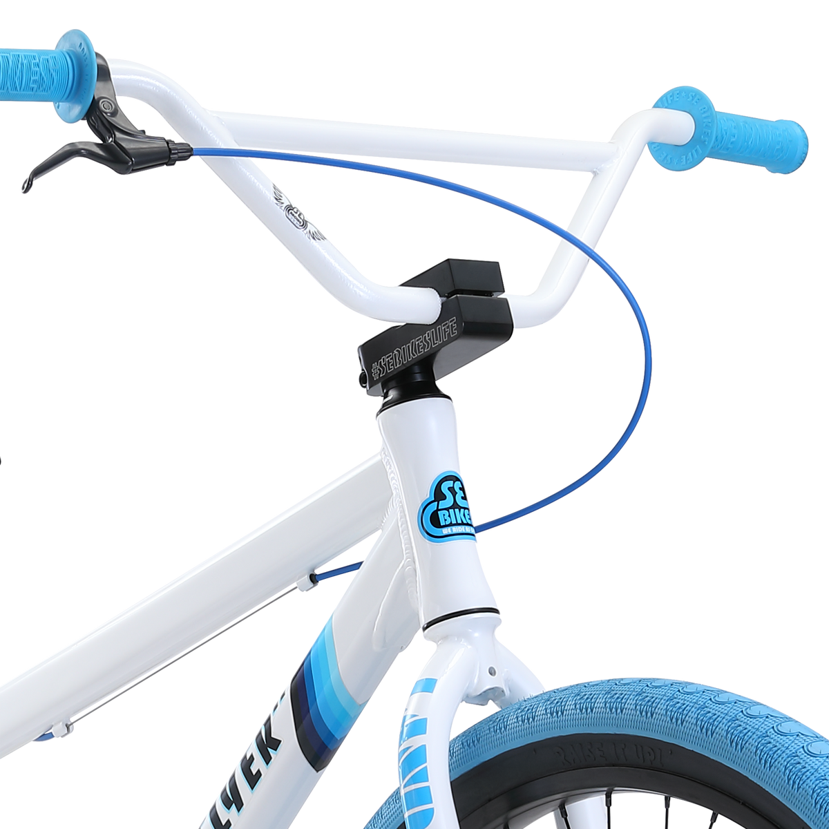 White blocks flyer deals