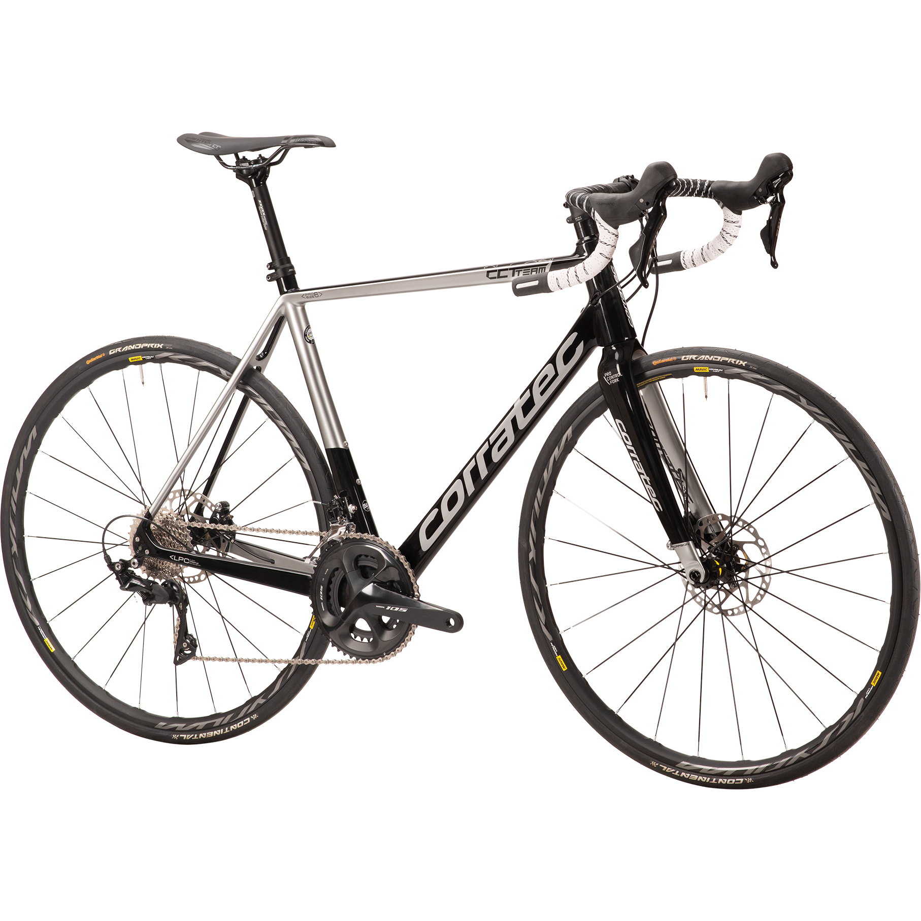 corratec carbon fahrrad Corratec CCT Team Pro Disc Ultegra Black/Silver – The Bicycle Store