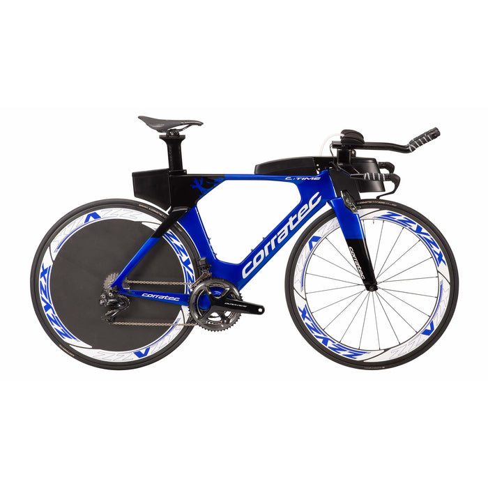 Blue triathlon best sale bike