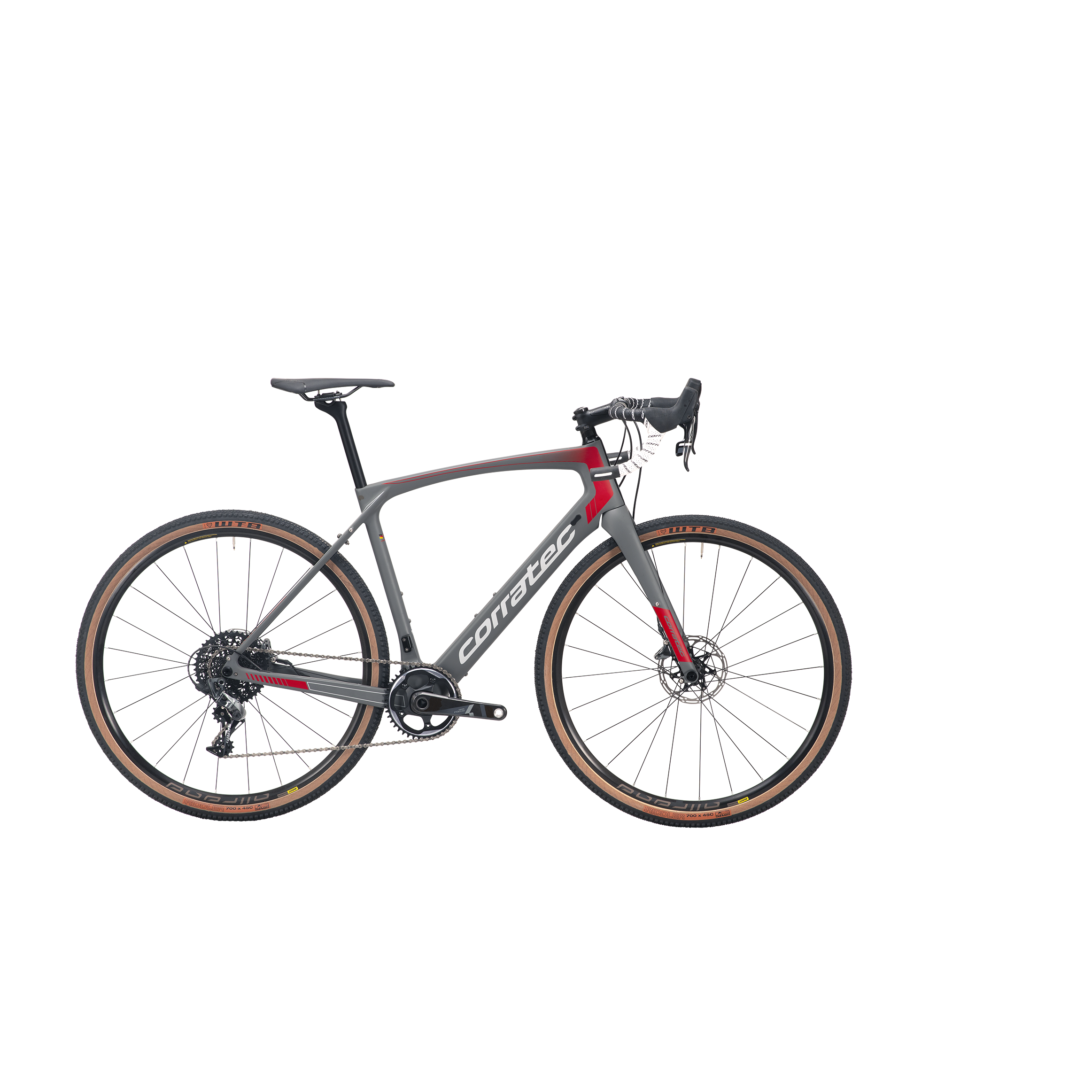 Corratec AllRoad C1 Grey/Red – The Bicycle Store
