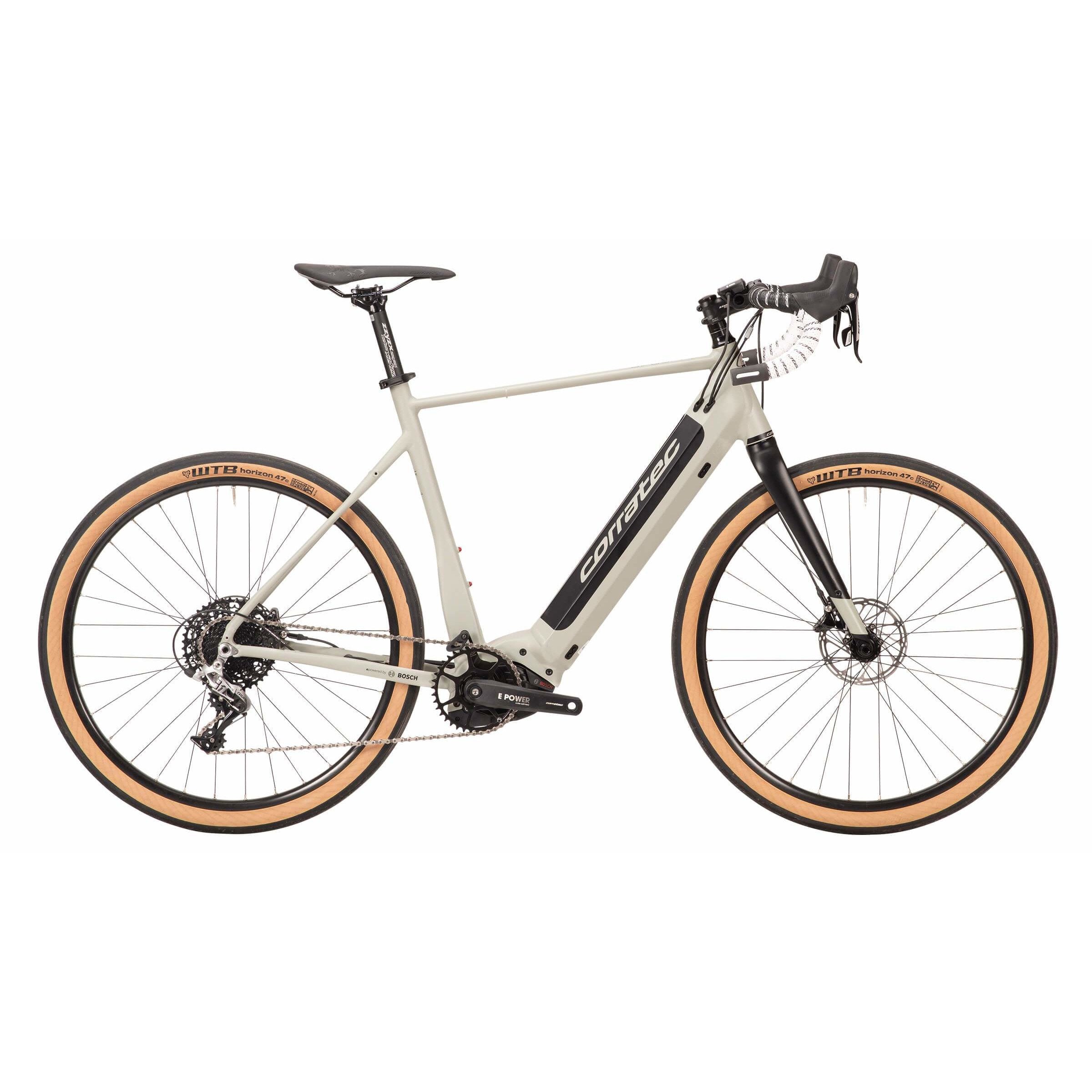 Corratec E-AllRoad Expert Sandstone/Black – The Bicycle Store