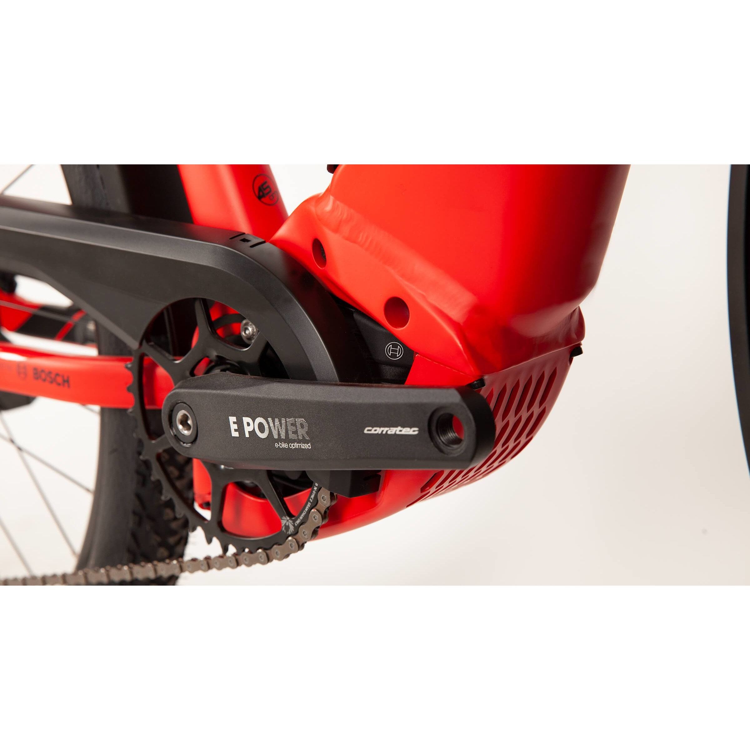 crossbike trapez Corratec E-Power MTC CX5 Trapez Red/ Black – The Bicycle Store