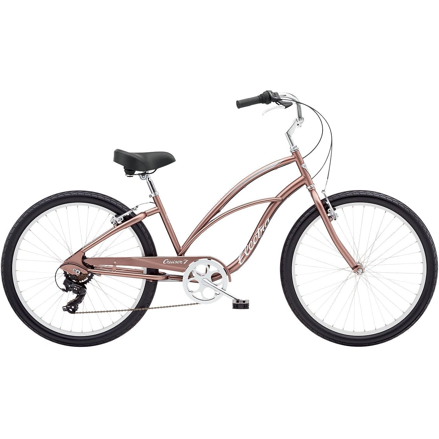 Electra Cruiser 7D Step-Thru Women's 26" Bronze – The Bicycle Store