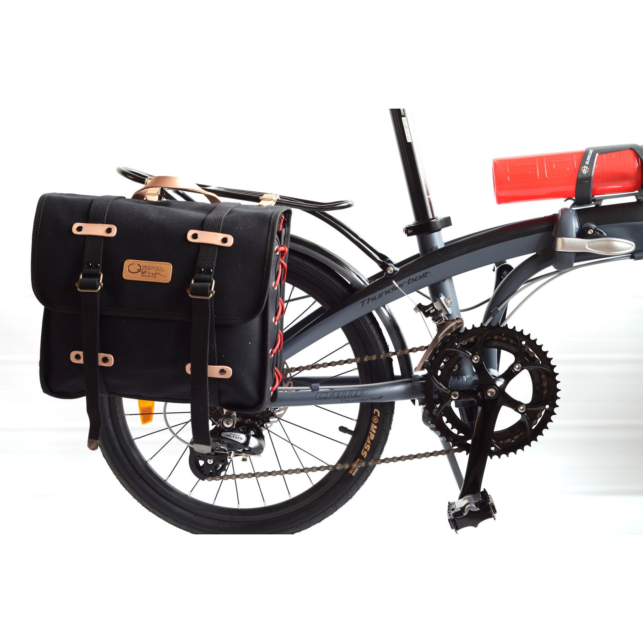 Ostrich DLX Pannier Bag Khaki Green