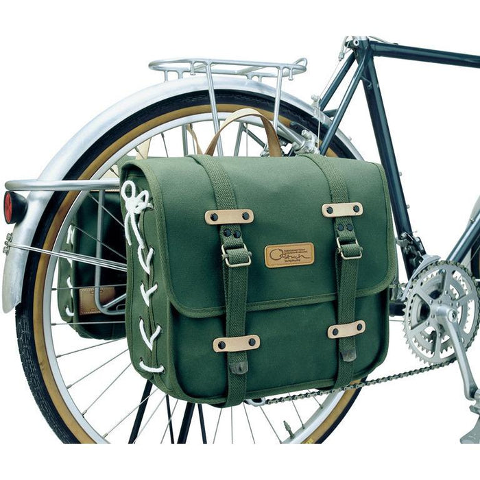 Ostrich DLX Pannier Bag Khaki Green