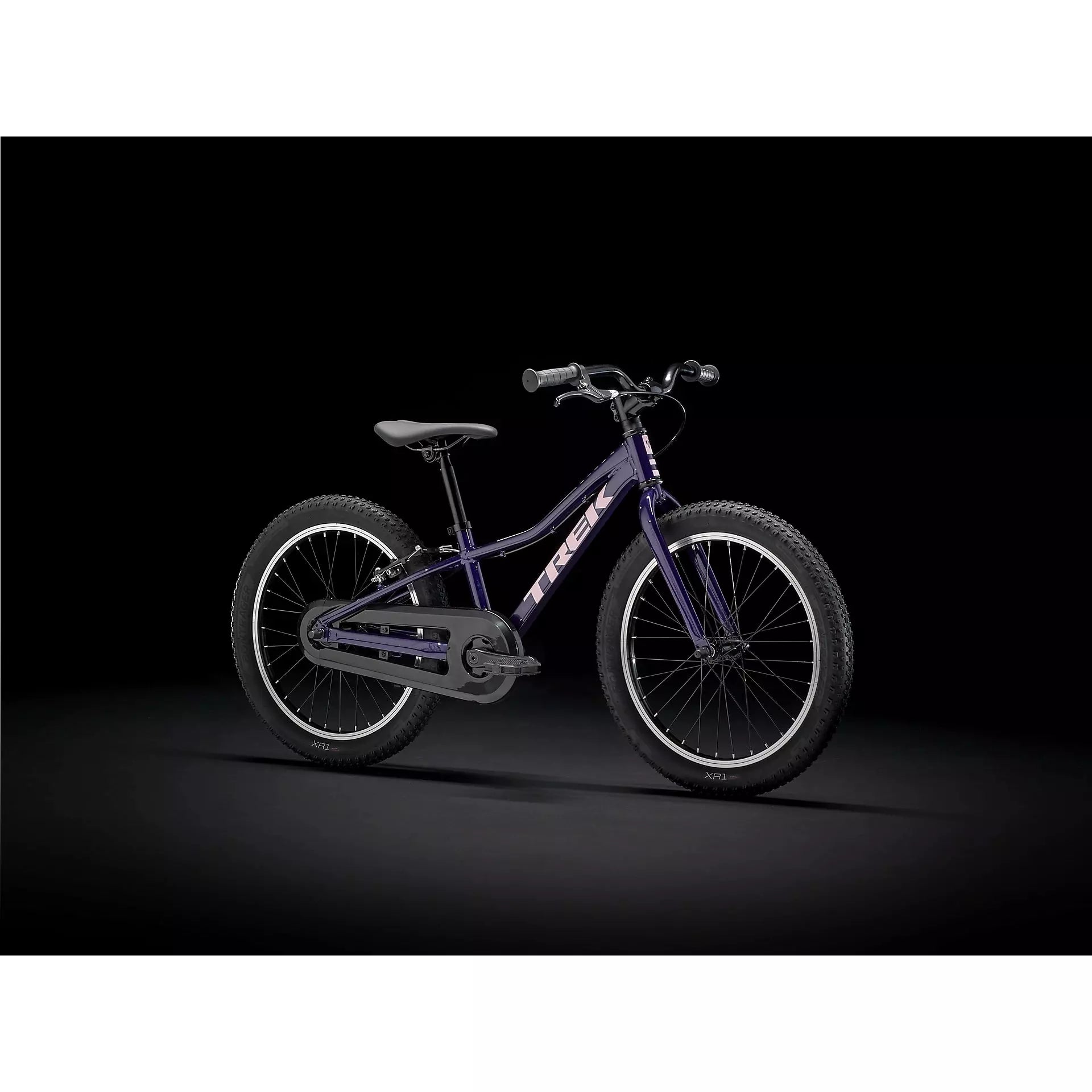 Purple top trek bike
