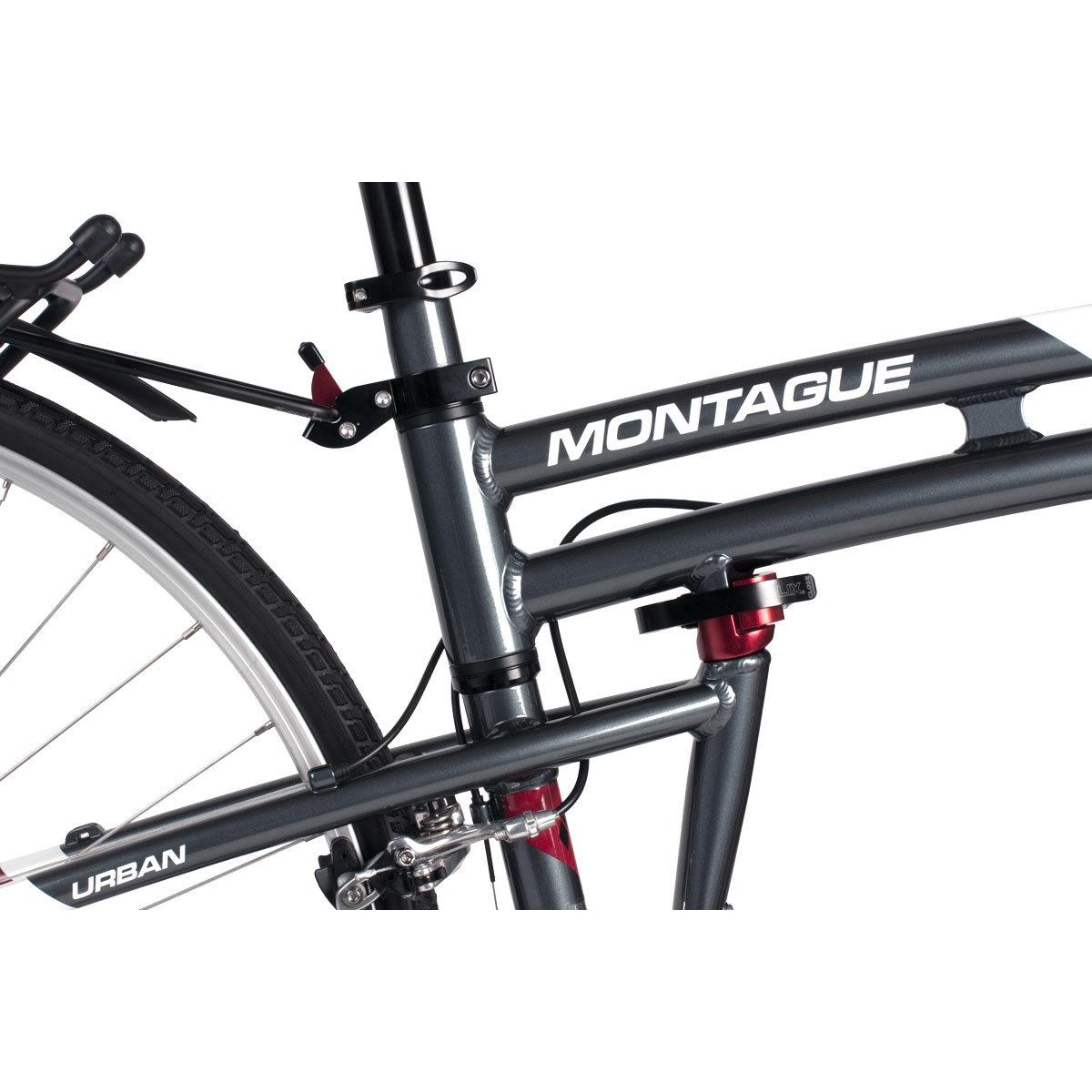 montague urban folding bike Montague Urban Smoke Silver